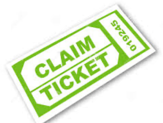Claim Ticket - Live Only