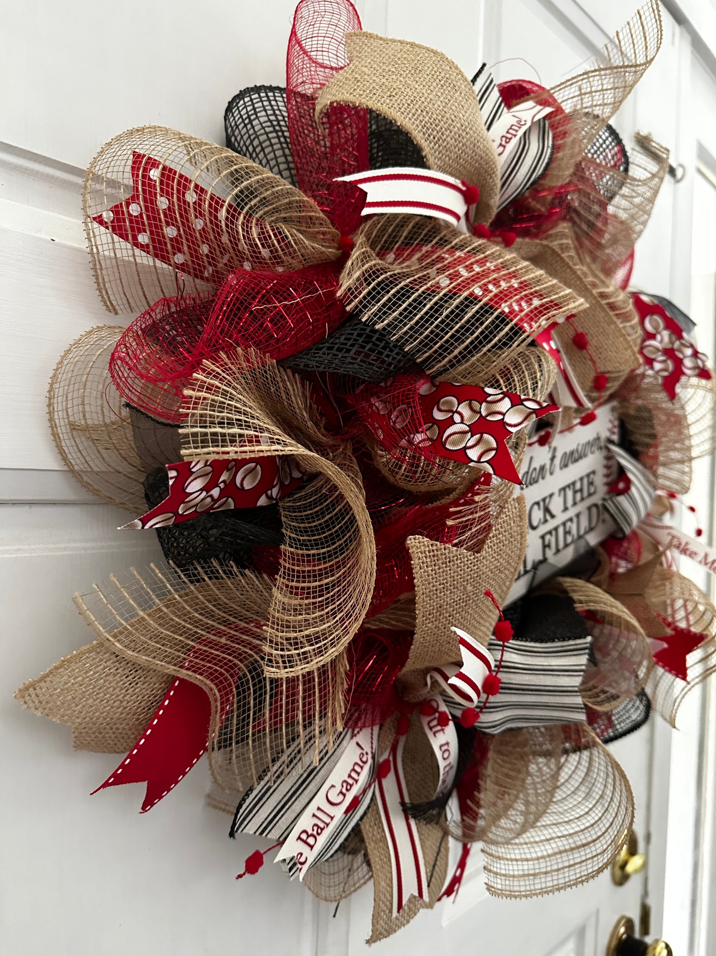 Baseball Wreath