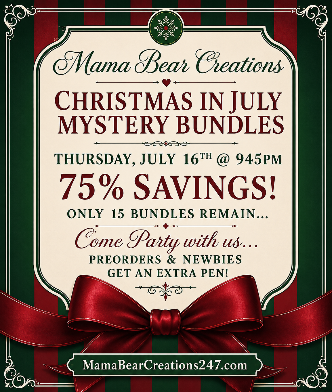Christmas in July Mystery Bundles