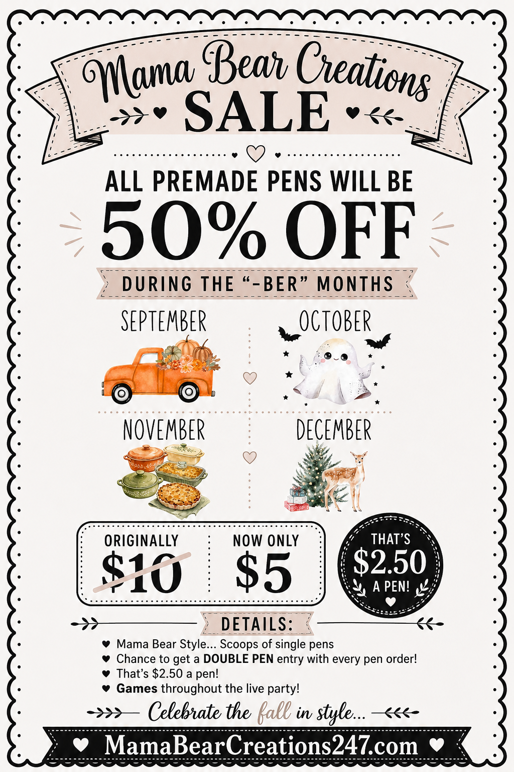 Mystery Pen Sale